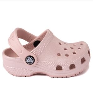 Crocs littles Shimmer Clog Pink Clay